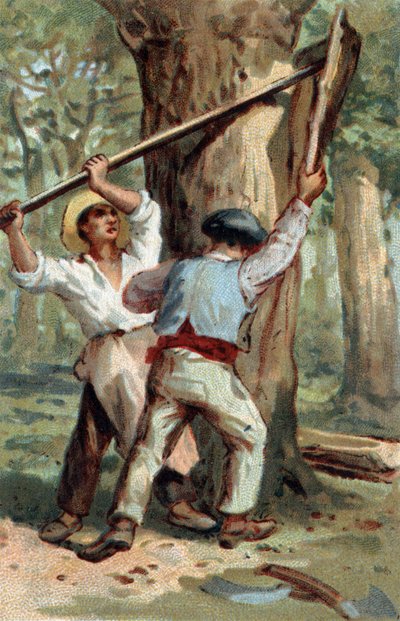 Kromolitografi i slutningen af det 19. århundrede. af Unknown artist