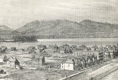 City of Vancouver, gravering, Canada af Unknown artist