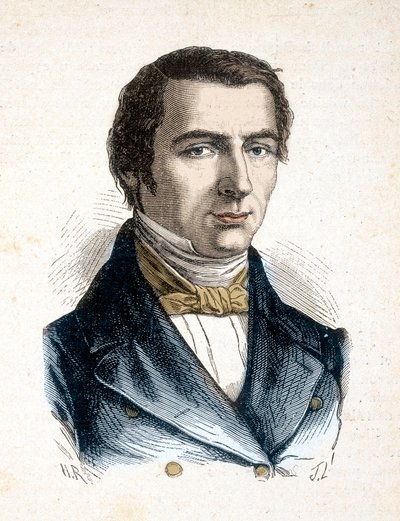 Claude Frederic Bastiat klassisk liberal teoretiker, politisk økonom - Portræt af Frederic Bastiat, Economiste (1801 - 1850) - i "" Les Contemporains", n.d. slutningen af ​​det 19. århundrede. af Unknown artist