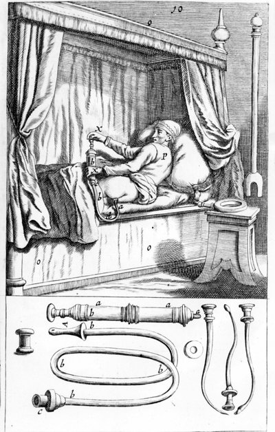 Clystère (til lavementer) af Johannes Sculptetus "" Armamentarium Surgical"". Venedig 1665 af Unknown artist