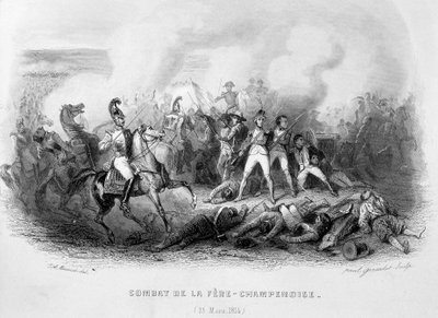 Slaget ved Fère-Champenoise (25. marts af Unknown artist