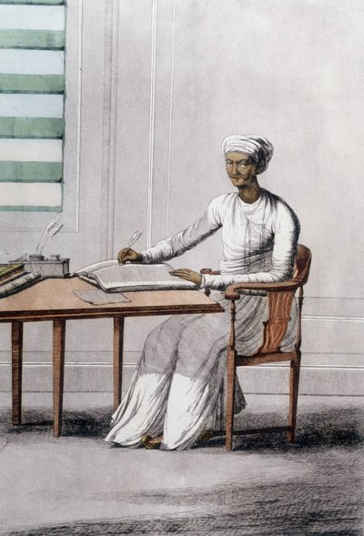 Kultur, civilisation og det indiske samfund: portræt af en forfatter, Indien. af Unknown artist
