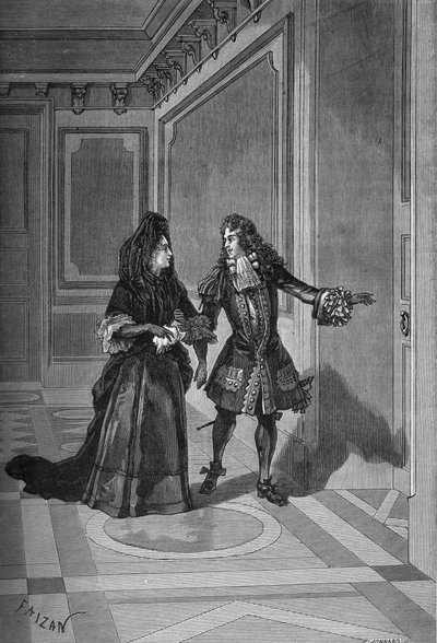 Marie Therese (Marie-Therese), dronning af Frankrig, 30. juli 1683: M. de la Rochefoucauld beder Madame de Maintenon (Francoise d