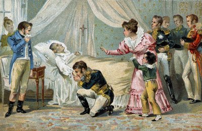 Napoleon I (1769-1821) døde i St. Helena den 5. maj 1821. af Unknown artist