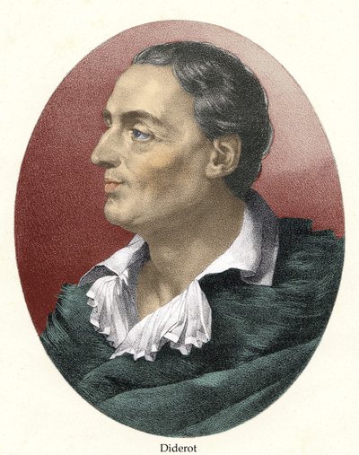 Tennis Diderot (1713-1784). af Unknown artist