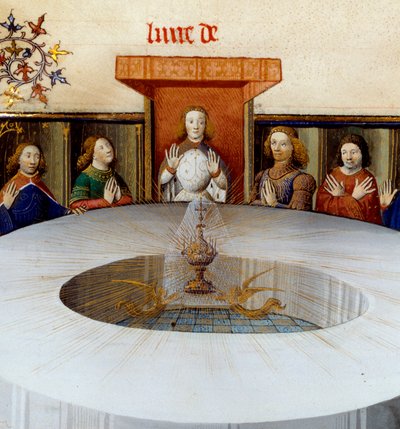 Detalje: Ridderne af det runde bord fra 