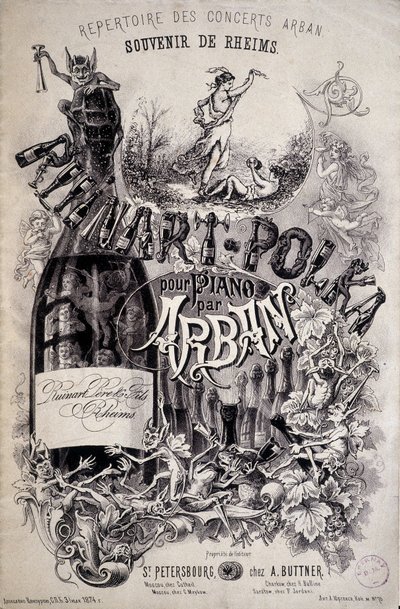 Vejviser over Arban-koncerter - Reims Souvenir af Unknown artist