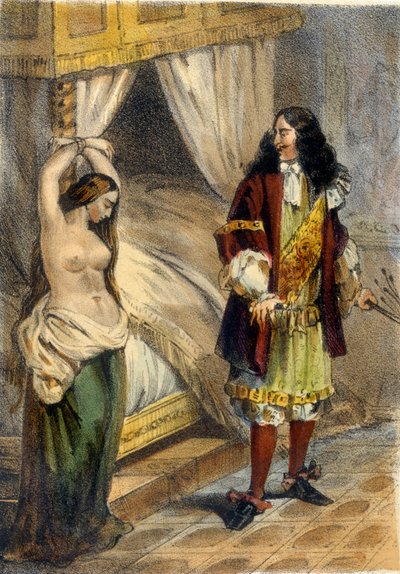 Donatien Alphonse Francois de Sade (1740-1814) bedre kendt som Marquis de Sade. Stik fra begyndelsen af 1800-tallet. af Unknown artist