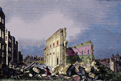 Jordskælv i Lissabon den 1. november af Unknown artist