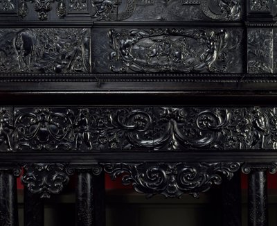 Ebene praksis. Horatius Cocles, romerske helte, forsvarer Sublicius-broen i Rom mod angrebet af etruskerne i Porsenna i 507 f.Kr. Detalje. Omkring 1645 Paris. Louvre-museet af Unknown artist