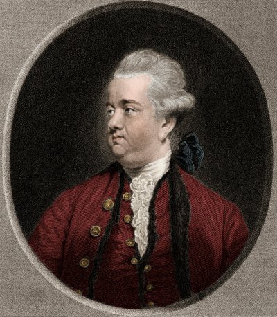Edward Gibbon 1737-1794 - gravering - 1800-tallet af Unknown artist
