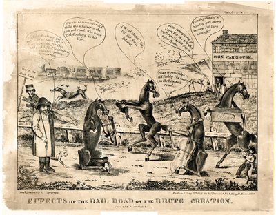 Auswirkungen der Eisenbahn auf die Tierwelt Nr. 4 von Unknown artist