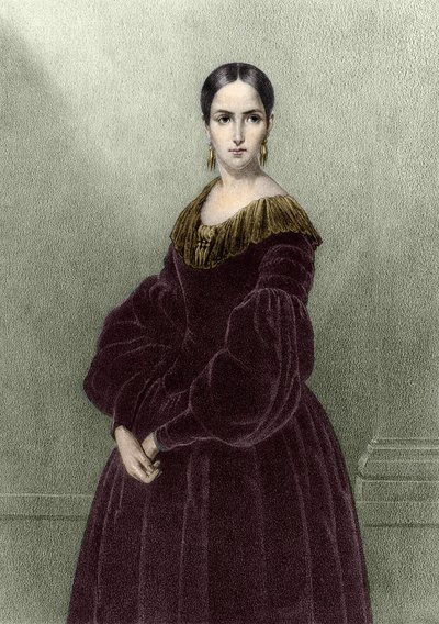 Elisabeth Rachel Félix, kendt som Mademoiselle Rachel (1821-1858), fransk tragedier. af Unknown artist