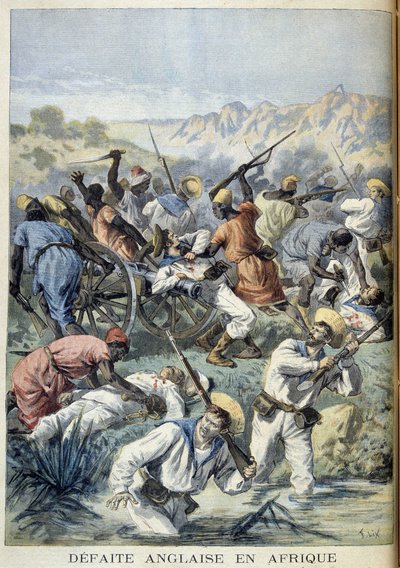 Engelsk nederlag i Afrika - i "" Le Petity Journal"" af 05/03/1894 af Unknown artist