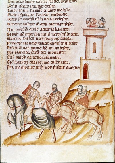 Indrejse til Spanien (miniature af Unknown artist