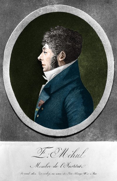 Etienne Mehul, fransk komponist og organist (1763-1817). af Unknown artist