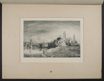 Abend im Ehrenhof von Unknown artist