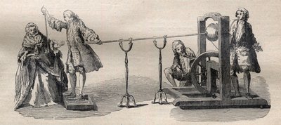 Erfaring lavet med Boze-maskinen: inflammation af vinens spiritus med spidsen af et sværd af Unknown artist