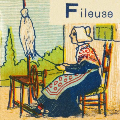 F som Spinner af Unknown artist