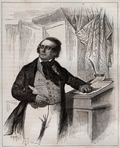 Francois Van Campenhout 1779-1848 - belgisk operasanger, dirigent og komponist. af Unknown artist