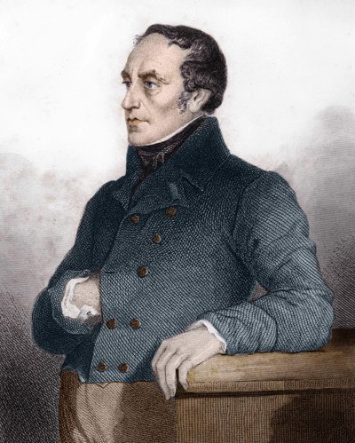 François Guizot (1787 - 1874), fransk politiker og historiker - indgravering i historien om Louis Philippes politiske og private liv af Unknown artist
