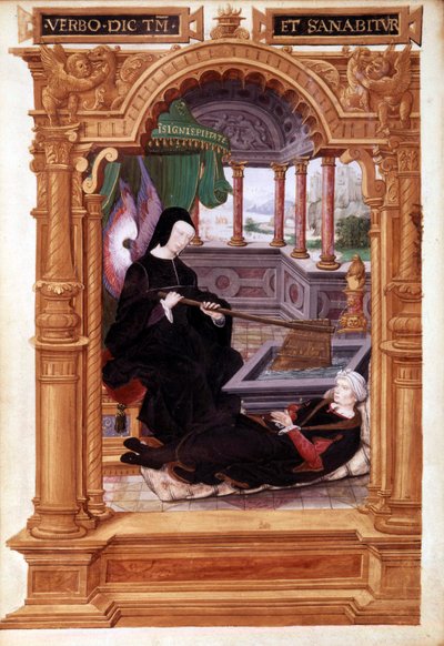 Den franske dronning Louise af Savoyen af Unknown artist