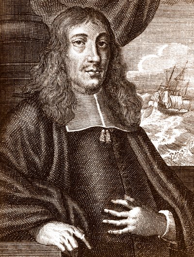 Gautier (Wouter) Schouten (1638-1704) hollandsk opdagelsesrejsende af Unknown artist