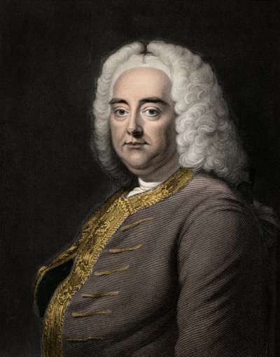 George Frideric Handel (George Frederick Handel, Georg Friedrich Handel) af Unknown artist