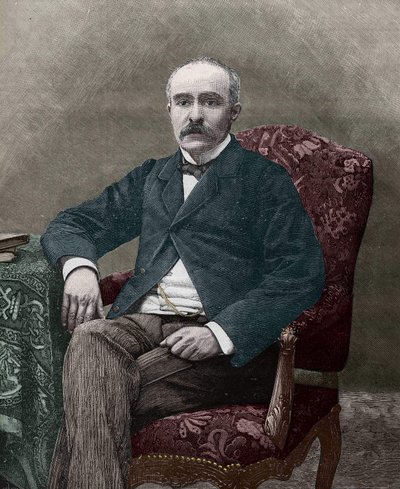 Georges Clemenceau (1841-1929), fransk politiker i 1885. af Unknown artist