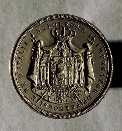 Det gyldne segl for kongeriget Italien på Napoleon I