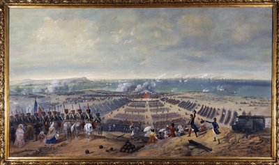 Stor parade i militærlejren Boulogne af Unknown artist