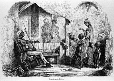 Haitiansk revolution (1791-1803): Revolutionsgardekorps. af Unknown artist
