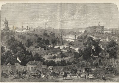 Hamborg - Tyskland - Havebrugsudstilling 1869 - Hamborg - parken for den internationale havebrugsudstilling af Unknown artist