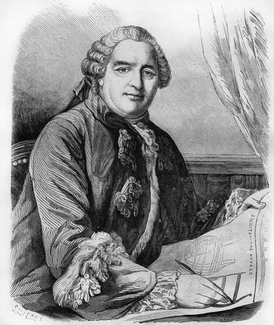 Henri Louis Duhamel du Monceau (1700-1782), fransk fysiolog og agronom. af Unknown artist