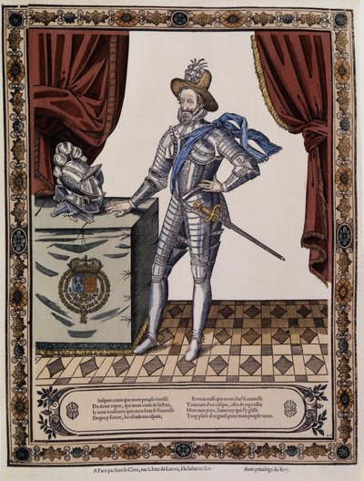 Henrik IV (1553 - 1610), konge af Frankrig omkring 1600. af Unknown artist
