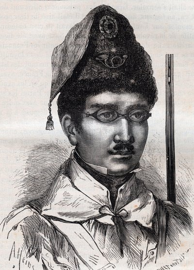 Hippolyte-Louis-Alexandre (Hippolyte Louis Alexandre) Dechez, dit Jenneval, fransk komiker og digter - 1801 - 1830. af Unknown artist