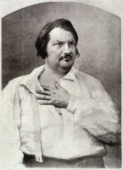 Honoré de Balzac, omkring 1850 af Unknown artist