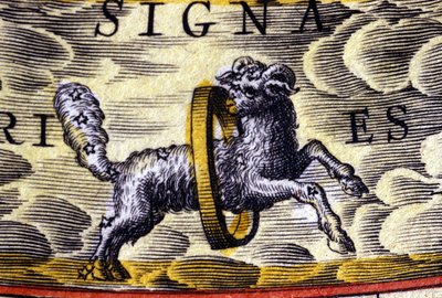 Horoskop: stjernetegn, Vædderen. af Unknown artist