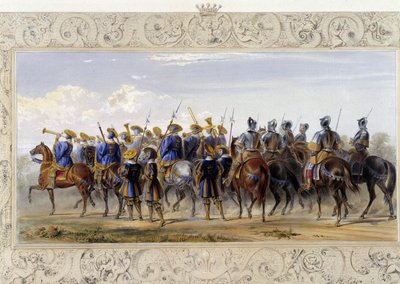 Horseback Guards - i "" Knight of England" af J. Whatman, red. T. M