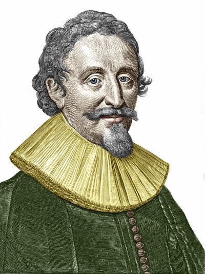 Hugo de Groot dit Grotius (1583 - 1645) hollandsk advokat og diplomat af Unknown artist