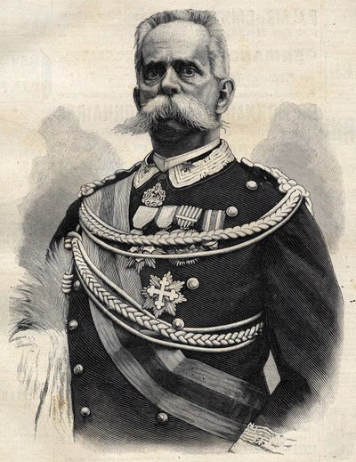 Humbert I (1844-1900), konge af Italien. af Unknown artist