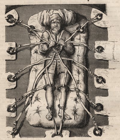 Forhør af Robert Francois Damiens (Robert-Francois Damier af Unknown artist