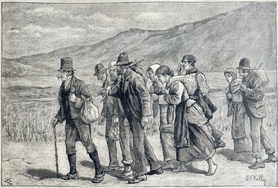 Irland: sæsonarbejdere til høst af Unknown artist