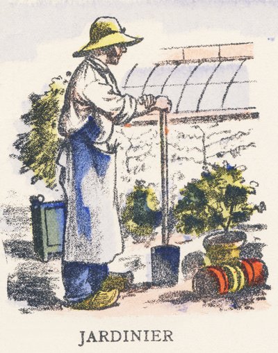 J: gartner af Unknown artist