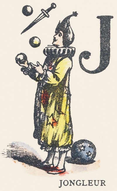 J: jonglør af Unknown artist