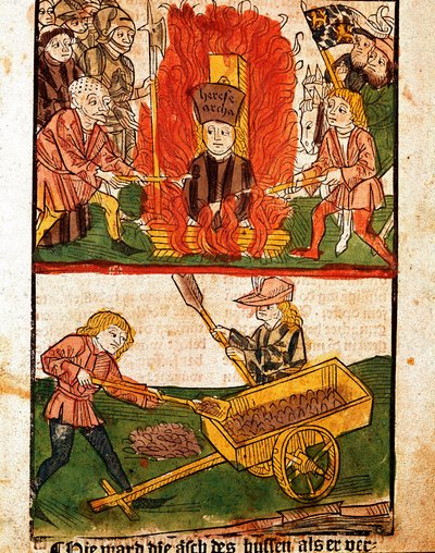 Jan Hus (eller Jean Huss af Unknown artist