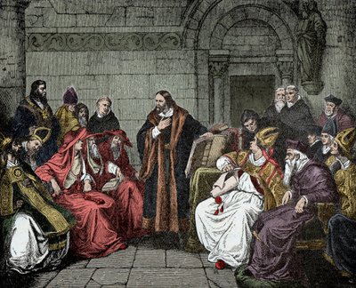Jan Hus (eller Jean Huss af Unknown artist