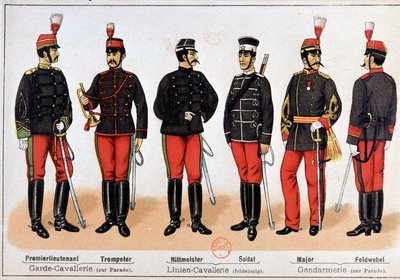 Japansk Armee, slutningen af det 19. århundrede af Unknown artist