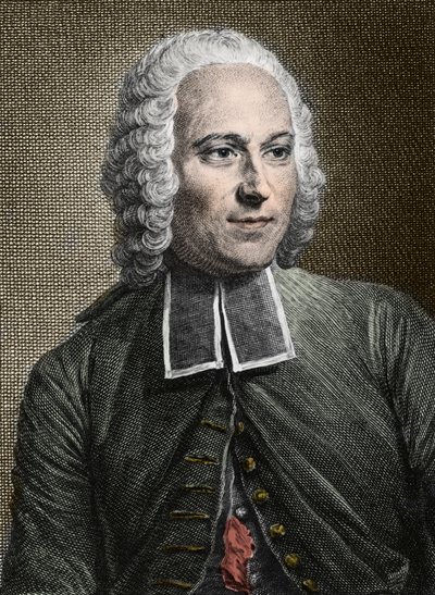 Jean-Antoine Nollet (1700-1770), fransk eksperimentel fysiker og gejstlighed - Portræt af Abbe Jean Antoine Nollet (1700-1770), fransk fysiker af Unknown artist