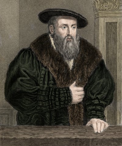 Johannes Kepler (Keppler) 1571-1630 - gravering - 1800-tallet af Unknown artist